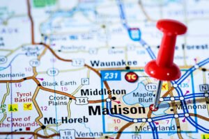 Madison Wisconsin Map