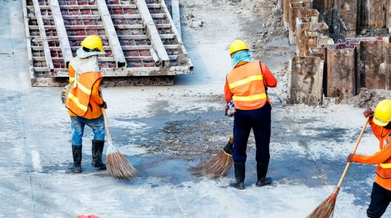 light Cleaning in construction